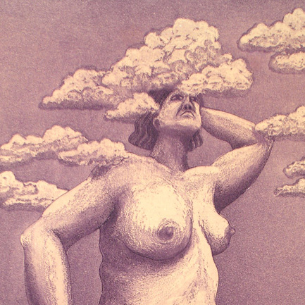 Giantess With Her Head in the Clouds
