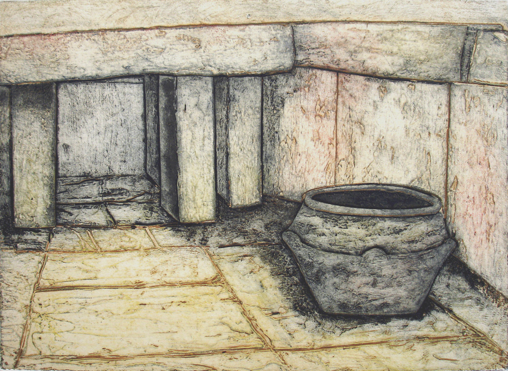 Courtyard with Offering Bowl